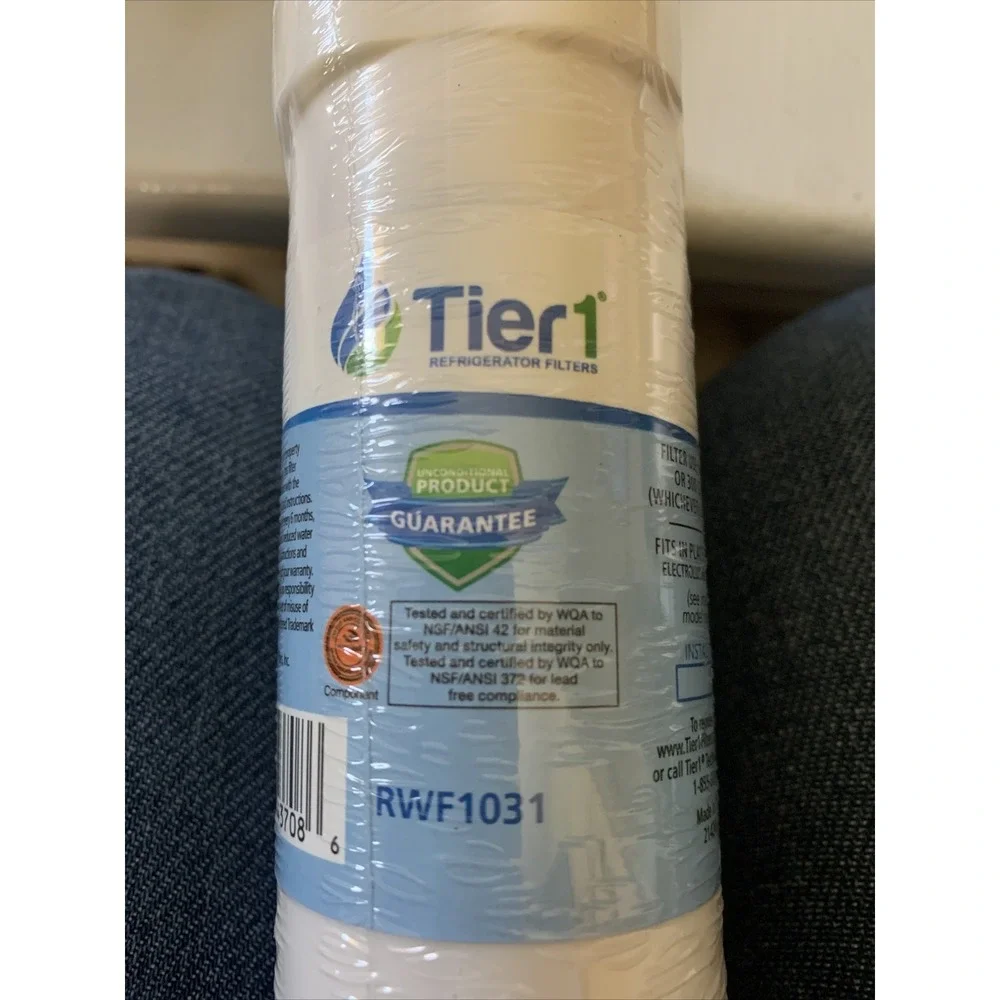 1 Tier1 RWF1031 Replacement Refridgerator Filter‎ - Fits Frigidaire Brand